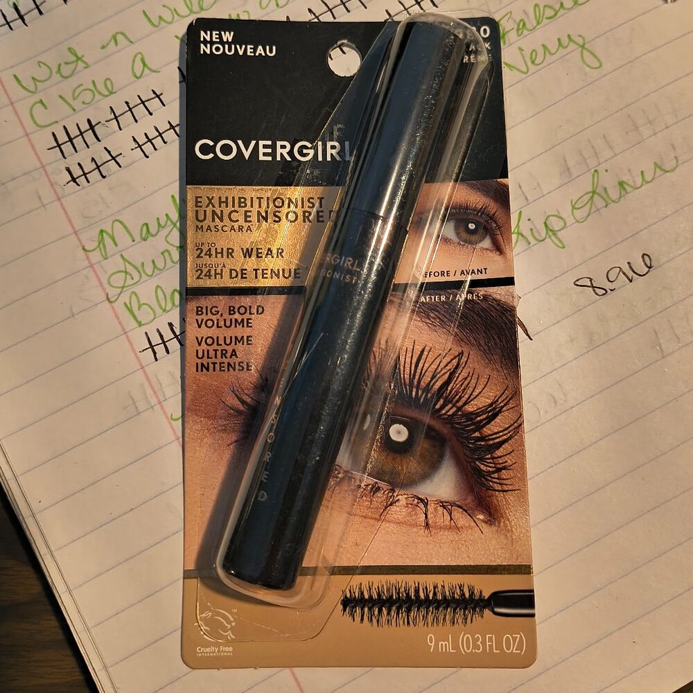 Covergirl Exhibitionist Uncensored Mascara #980 Extreme Black